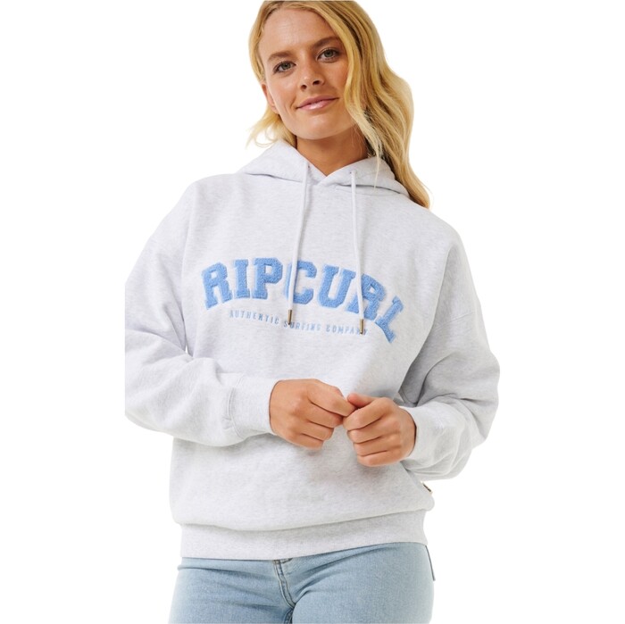 2024 Rip Curl Womens Varsity Hoodie 08HWFL - grey marle